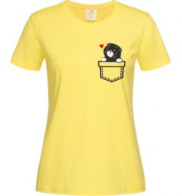 Женская футболка Висловухий кіт в кишені