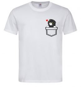 Чоловіча футболка Висловухий кіт в кишені