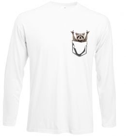 Лонгслив Єнот в кишені