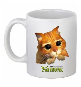 Чашка керамічна Кіт у чоботях Чашка керамічна Кіт у чоботях