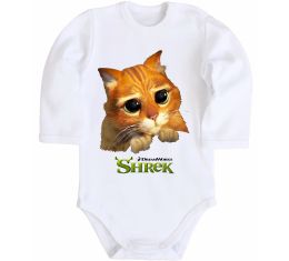 Дитячий бодік Кіт у чоботях Дитячий бодік Кіт у чоботях