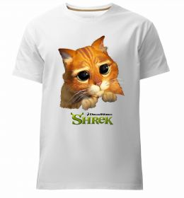 Чоловіча преміум футболка Кіт у чоботях