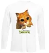 Лонгслив Кіт у чоботях Белый фото