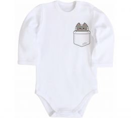 Дитячий бодік Котик в кишені Дитячий бодік Котик в кишені