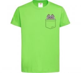 Дитяча футболка Котик в кишені