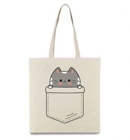 Эко-сумка Котик в кишені