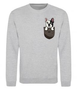 Світшот Мопс в кишені Світшот Мопс в кишені