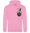 Чоловіча толстовка (худі) Мопс в кишені Рожевий Чоловіча толстовка (худі) Мопс в кишені Рожевий фото