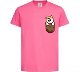 Дитяча футболка Шиба-іну в кишені