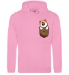 Мужская толстовка (худи) Шиба-іну в кишені Розовый фото