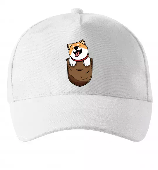 Кепка Шиба-іну в кишені Белый фото