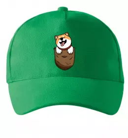 Кепка Шиба-іну в кишені Зеленый фото