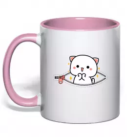 Чашка с цветной ручкой