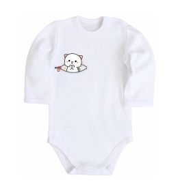 Дитячий бодік Peach cat в кишені