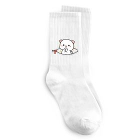 Носки Peach cat в кишені