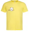 Чоловіча футболка Peach cat в кишені Лимонний фото