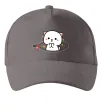 Кепка Peach cat в кишені Серый фото