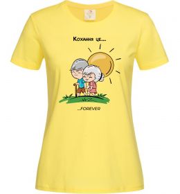 Женская футболка Love is forever Женская футболка Love is forever