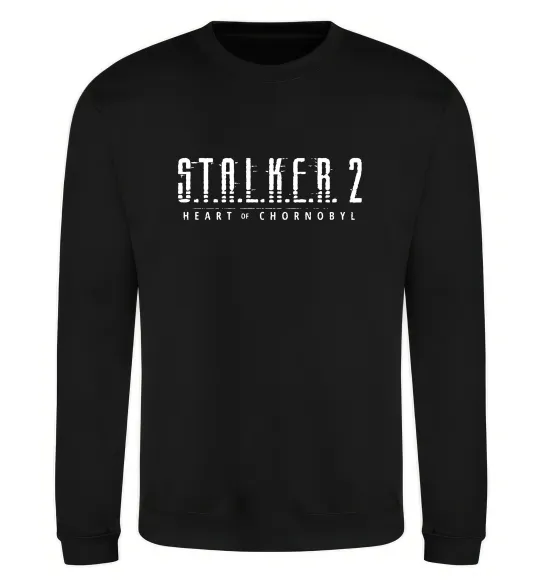 Світшот Stalker 2 Heart Of Chernobyl Logo Чорний фото