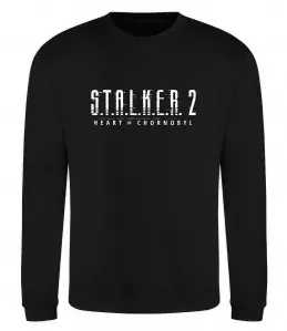 Свитшот Stalker 2 Heart Of Chernobyl Logo Черный фото