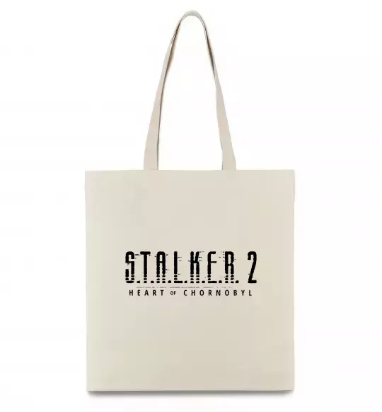 Эко-сумка Stalker 2 Heart Of Chernobyl Logo Бежевый фото