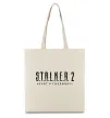 Эко-сумка Stalker 2 Heart Of Chernobyl Logo Бежевый фото