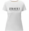 Женская премиум футболка Stalker 2 Heart Of Chernobyl Logo Белый фото