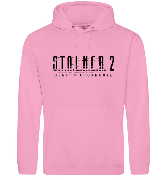 Мужская толстовка (худи) Stalker 2 Heart Of Chernobyl Logo Розовый фото