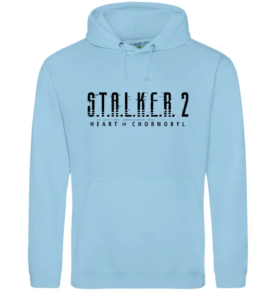 Мужская толстовка (худи) Stalker 2 Heart Of Chernobyl Logo Голубой фото