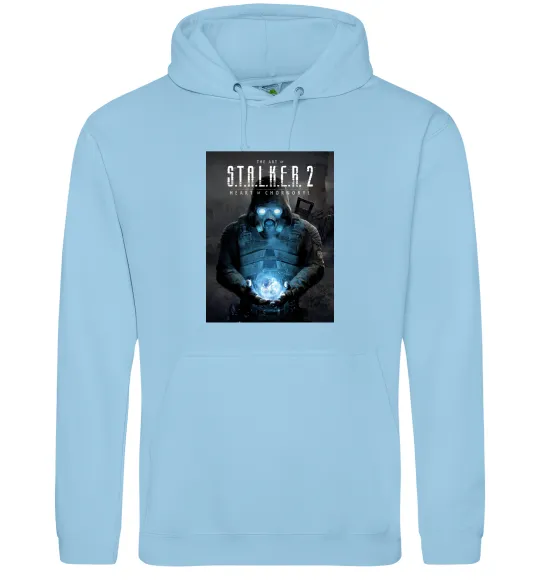 Чоловіча толстовка (худі) Stalker 2 Пошук артефактів Блакитний фото
