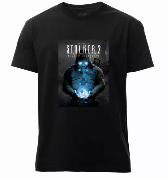 Мужская премиум футболка Stalker 2 Пошук артефактів Черный фото