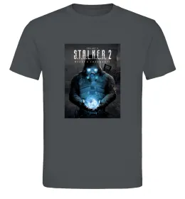 Мужская футболка Stalker 2 Пошук артефактів Графит фото