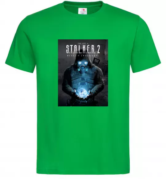 Мужская футболка Stalker 2 Пошук артефактів Зеленый фото