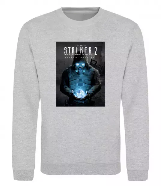 Світшот Stalker 2 Пошук артефактів Сірий меланж фото