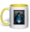 Чашка с цветной ручкой Stalker 2 Пошук артефактів Лимонный фото