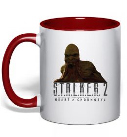 Чашка с цветной ручкой Stalker 2 Кровосос 2