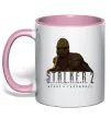 Чашка с цветной ручкой Stalker 2 Кровосос 2 Нежно розовый фото