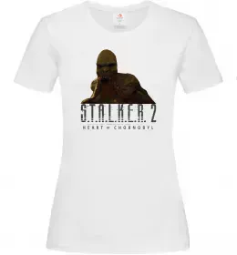 Жіноча футболка Stalker 2 Кровосос 2 Білий фото