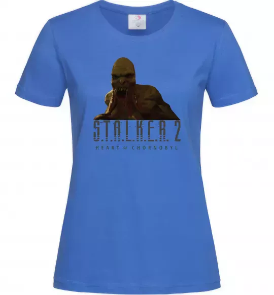 Жіноча футболка Stalker 2 Кровосос 2 Яскраво-синій фото