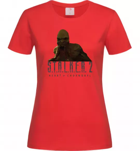 Жіноча футболка Stalker 2 Кровосос 2 Червоний фото