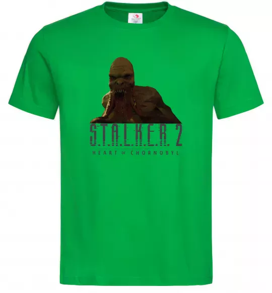 Мужская футболка Stalker 2 Кровосос 2 Зеленый фото