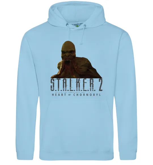 Жіноча толстовка (худі) Stalker 2 Кровосос 2 Блакитний фото