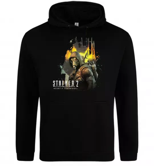 Женская толстовка (худи) Stalker 2 Зона відчуження Черный фото