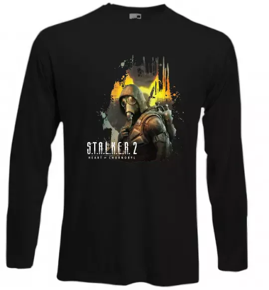 Лонгслив Stalker 2 Зона відчуження Черный фото