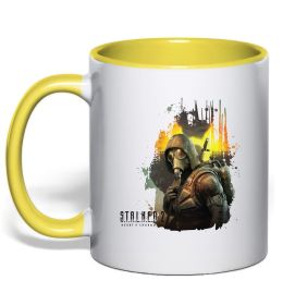 Чашка с цветной ручкой Stalker 2 Зона відчуження