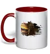 Чашка с цветной ручкой Stalker 2 Кровосос Красный фото