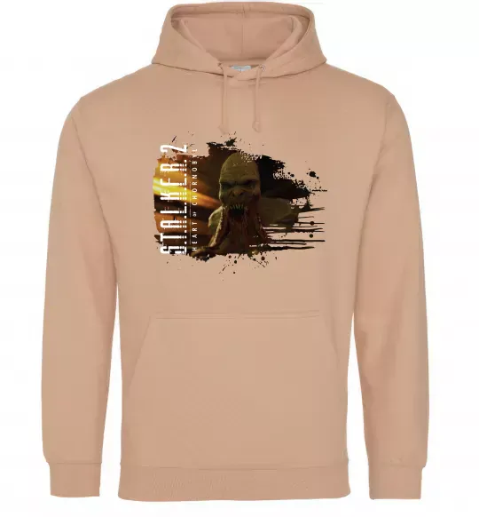 Женская толстовка (худи) Stalker 2 Кровосос Песочный фото