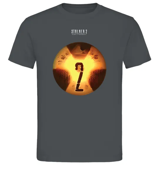 Мужская футболка Stalker 2 Аномалії Графит фото
