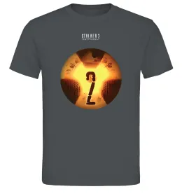 Мужская футболка Stalker 2 Аномалії Графит фото