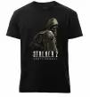 Мужская премиум футболка Stalker 2 Похід Черный фото